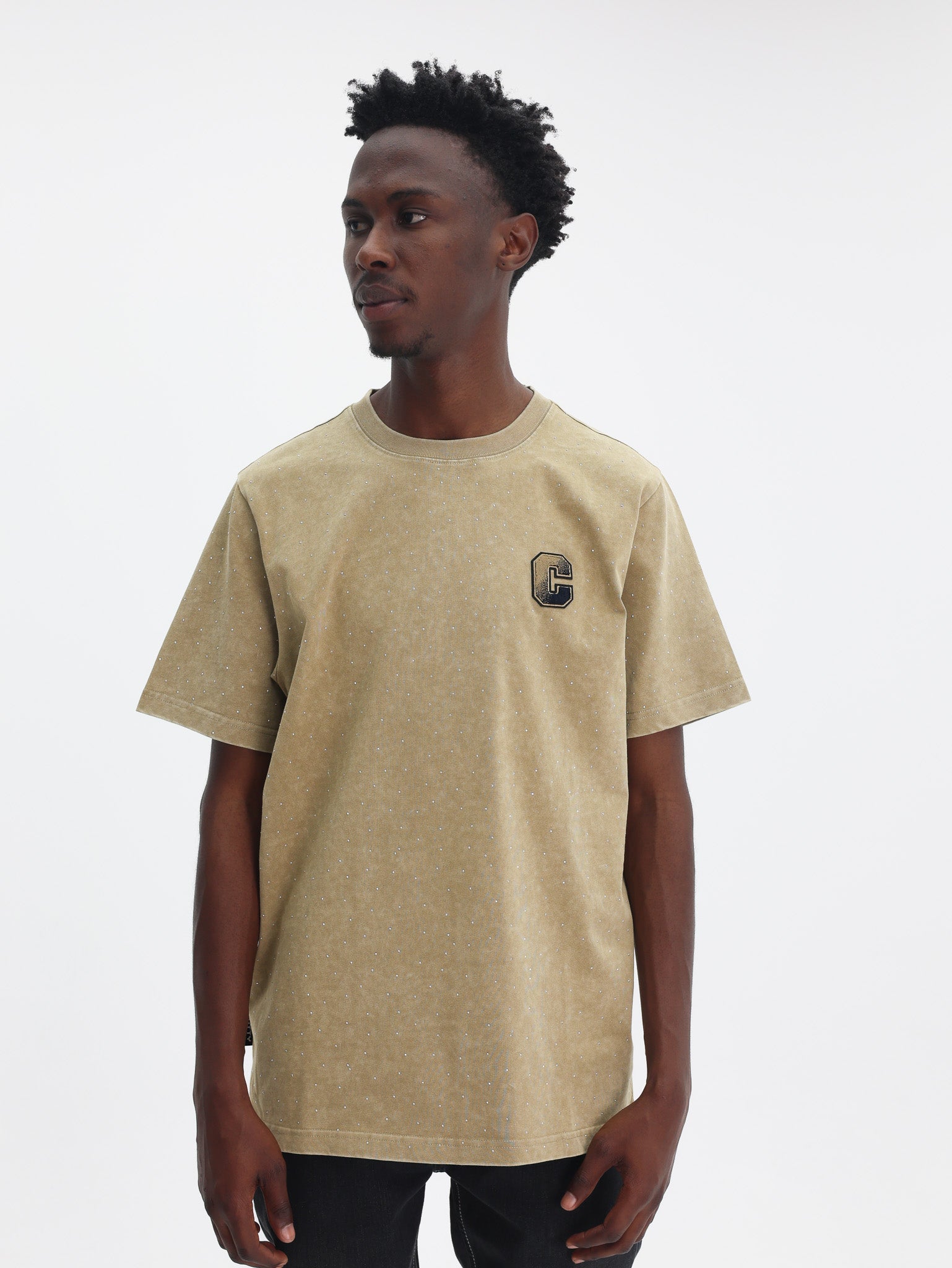 Cutty T-Shirt C Logo Beige